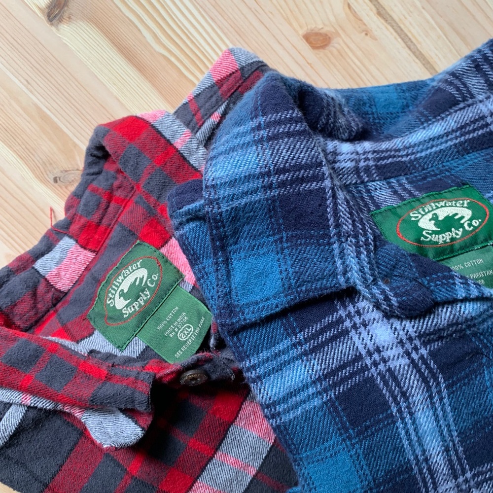 ****Pair of plaid shirts****